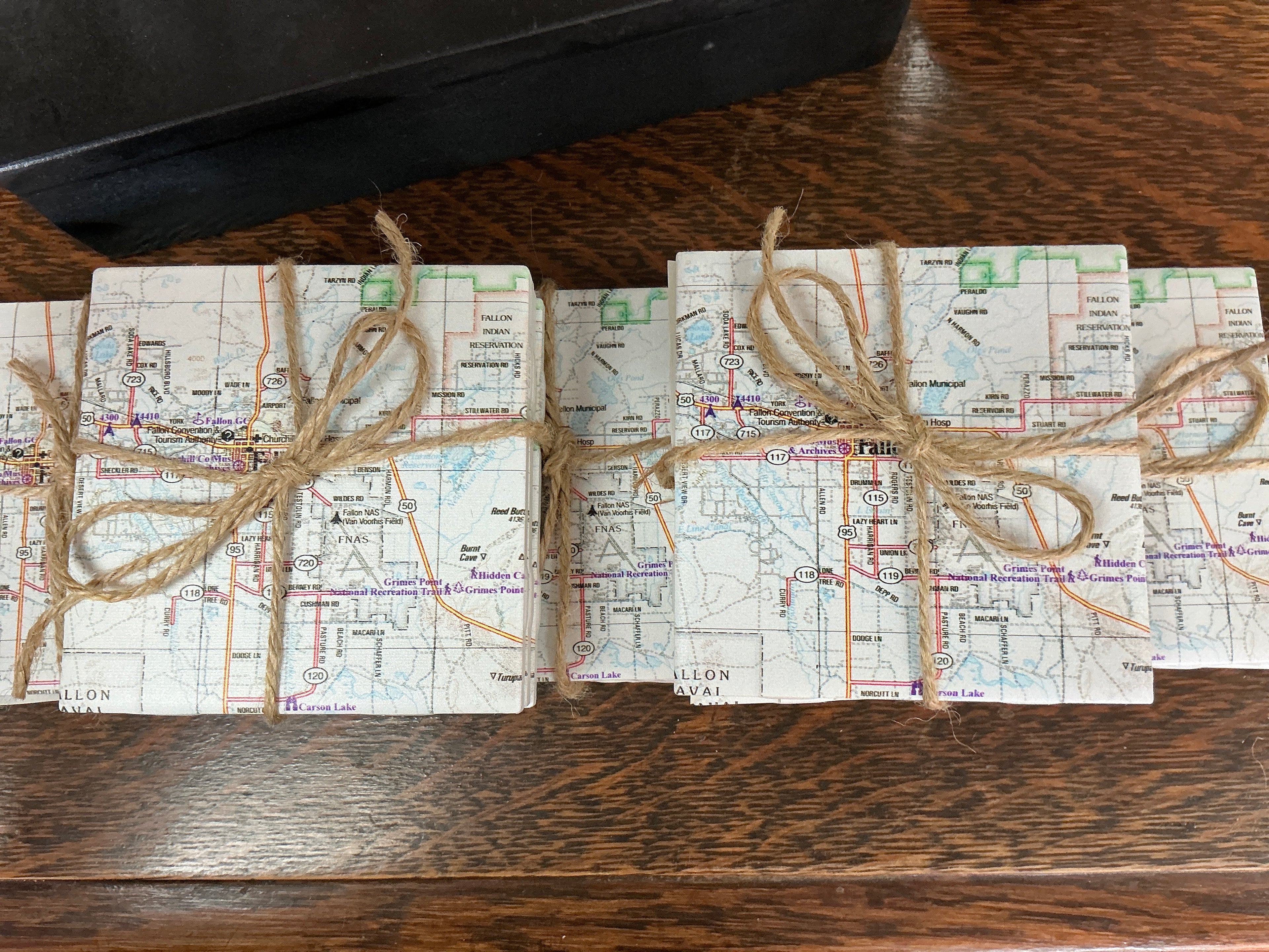 Map of Fallon Coasters by Bruce Reed (BR1)