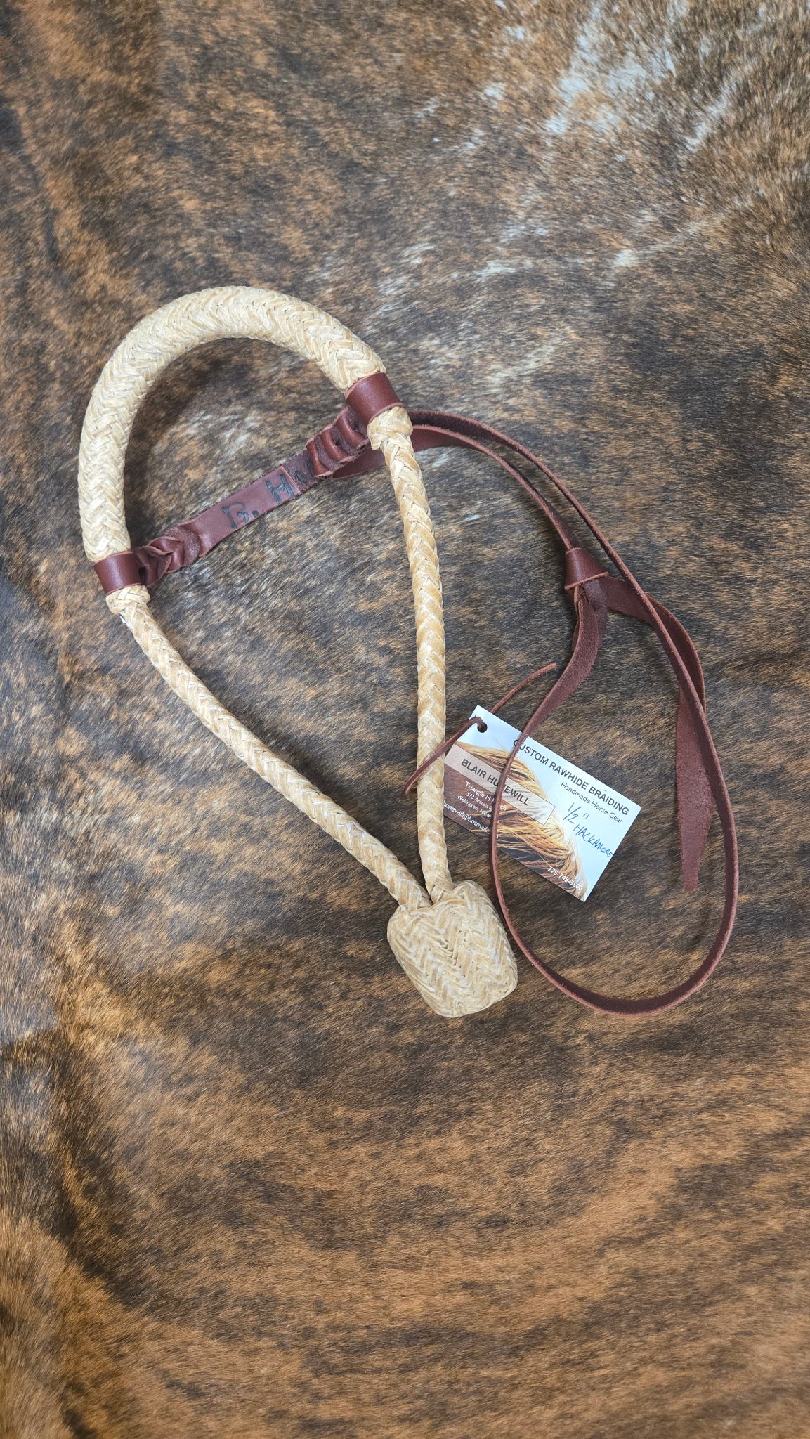 Handcrafted Braided Hackamore