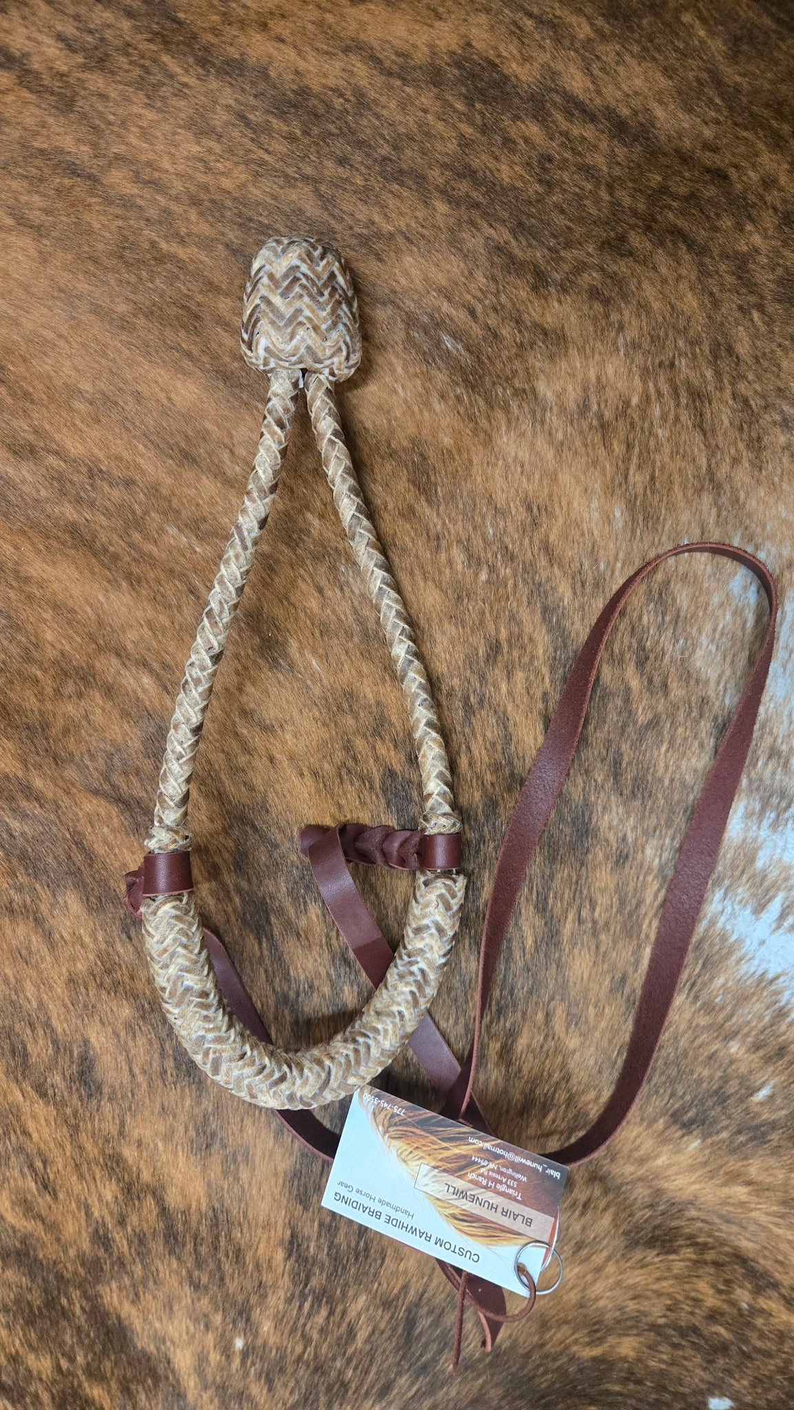 Handcrafted Braided Hackamore