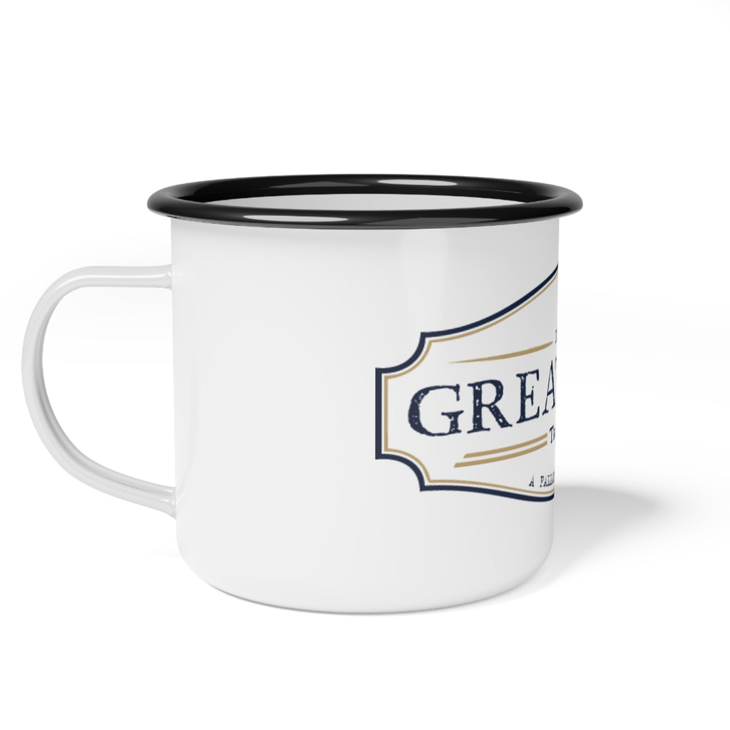 Great Basin Enamel Camp Cup — Vintage Travel Coffee Mug