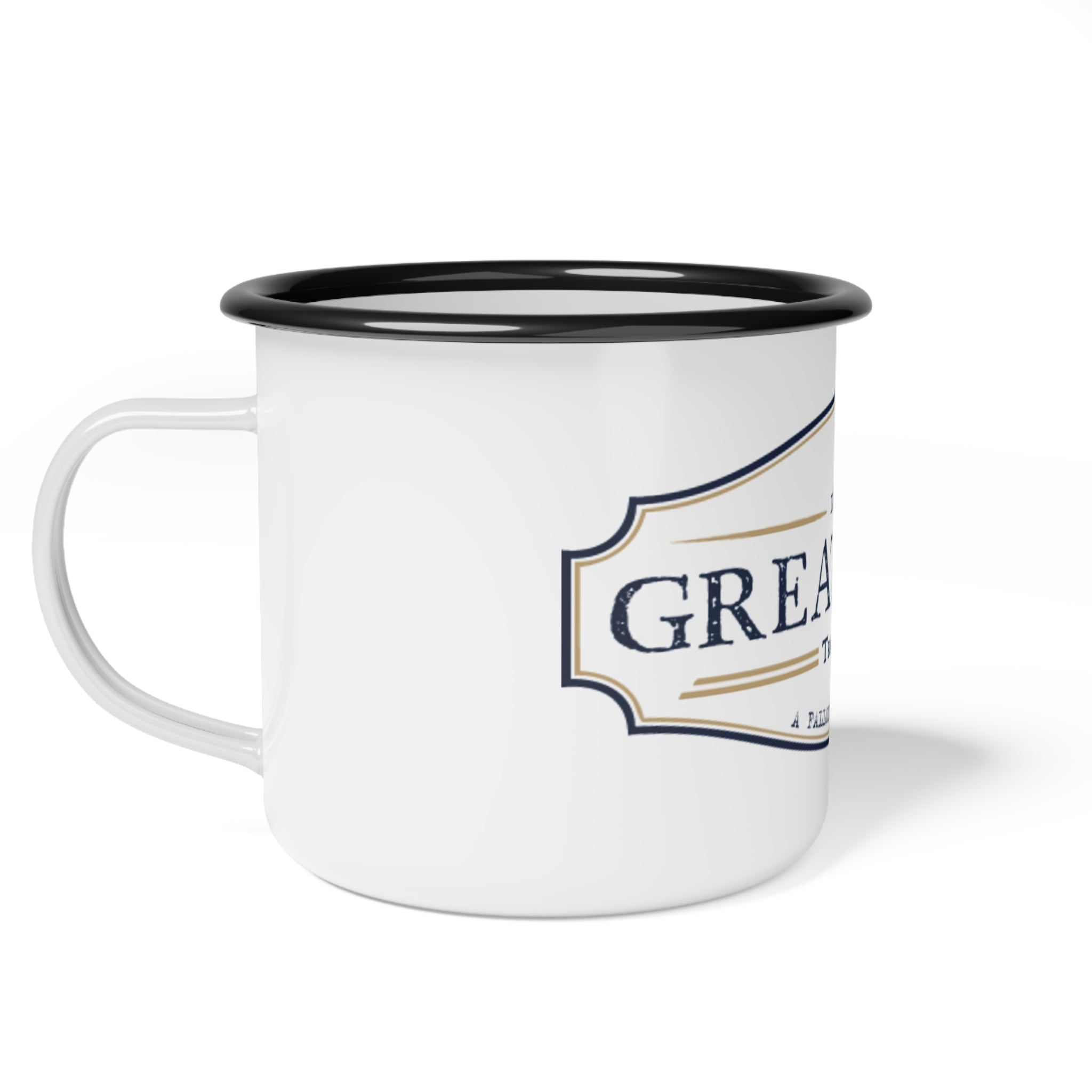 Great Basin Enamel Camp Cup — Vintage Travel Coffee Mug