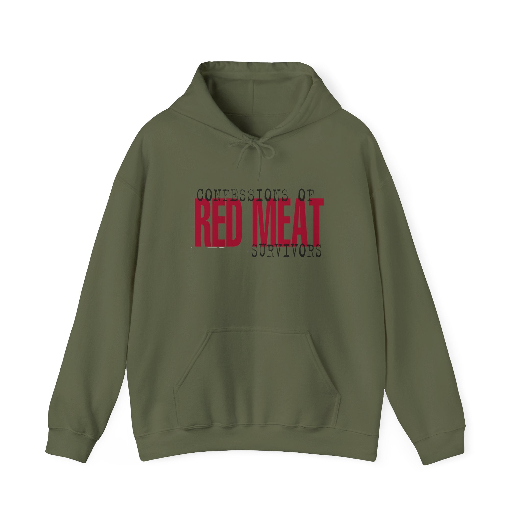 Red Meat Survivors Hoodie - Unisex Heavy Blend™ Sweatshirt