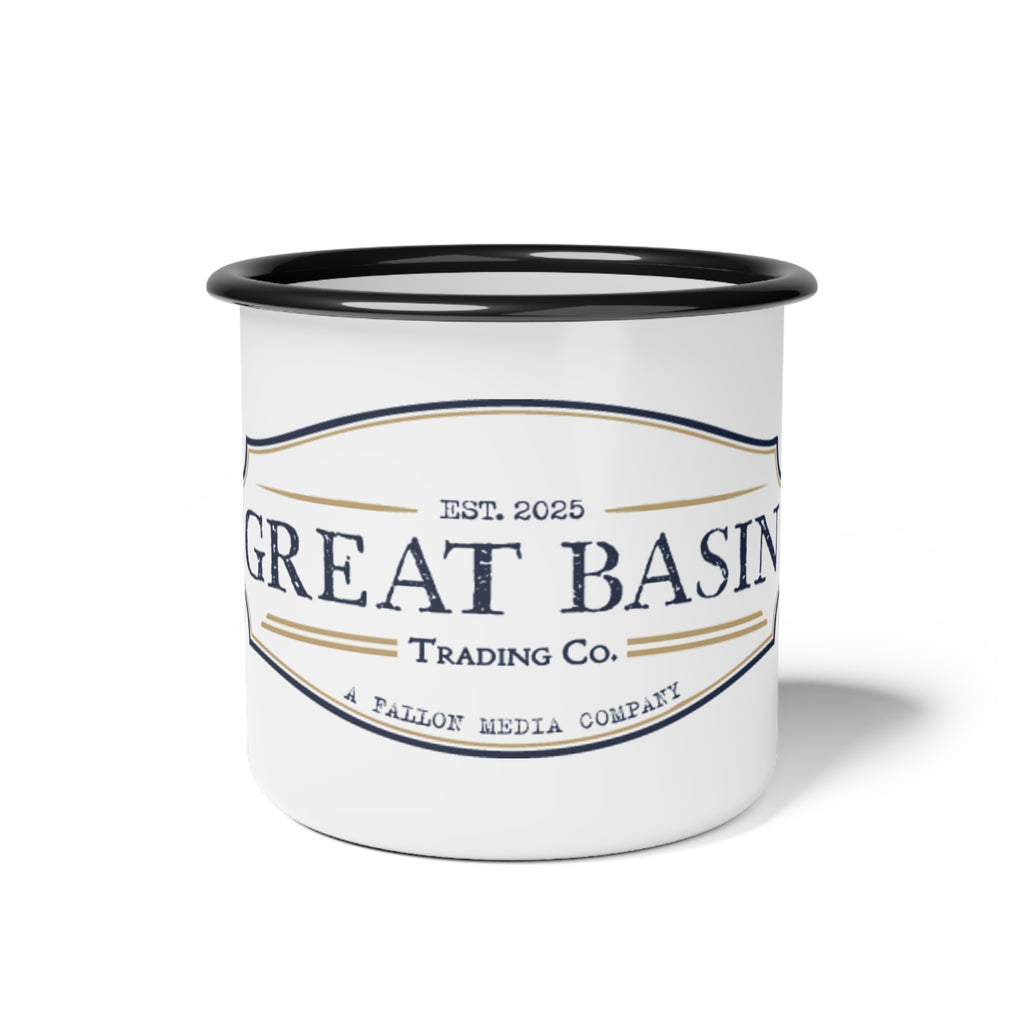 Great Basin Enamel Camp Cup — Vintage Travel Coffee Mug
