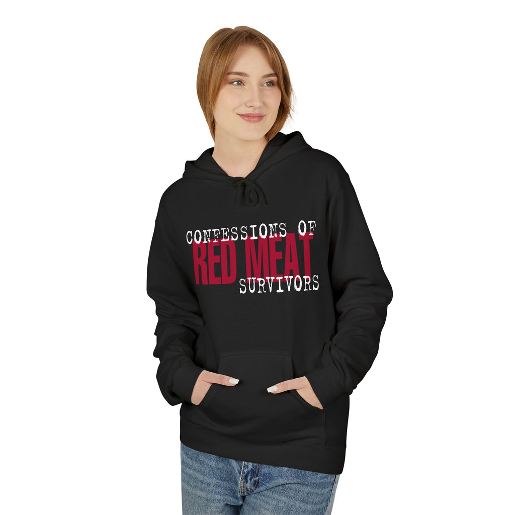 Confessions of Red Meat Survivors Hoodie — Funny Carnivore Pride Pullover