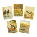 Boyer Bunny Ranch Peahens Greeting Cards — 5-Pack Blank Note Cards