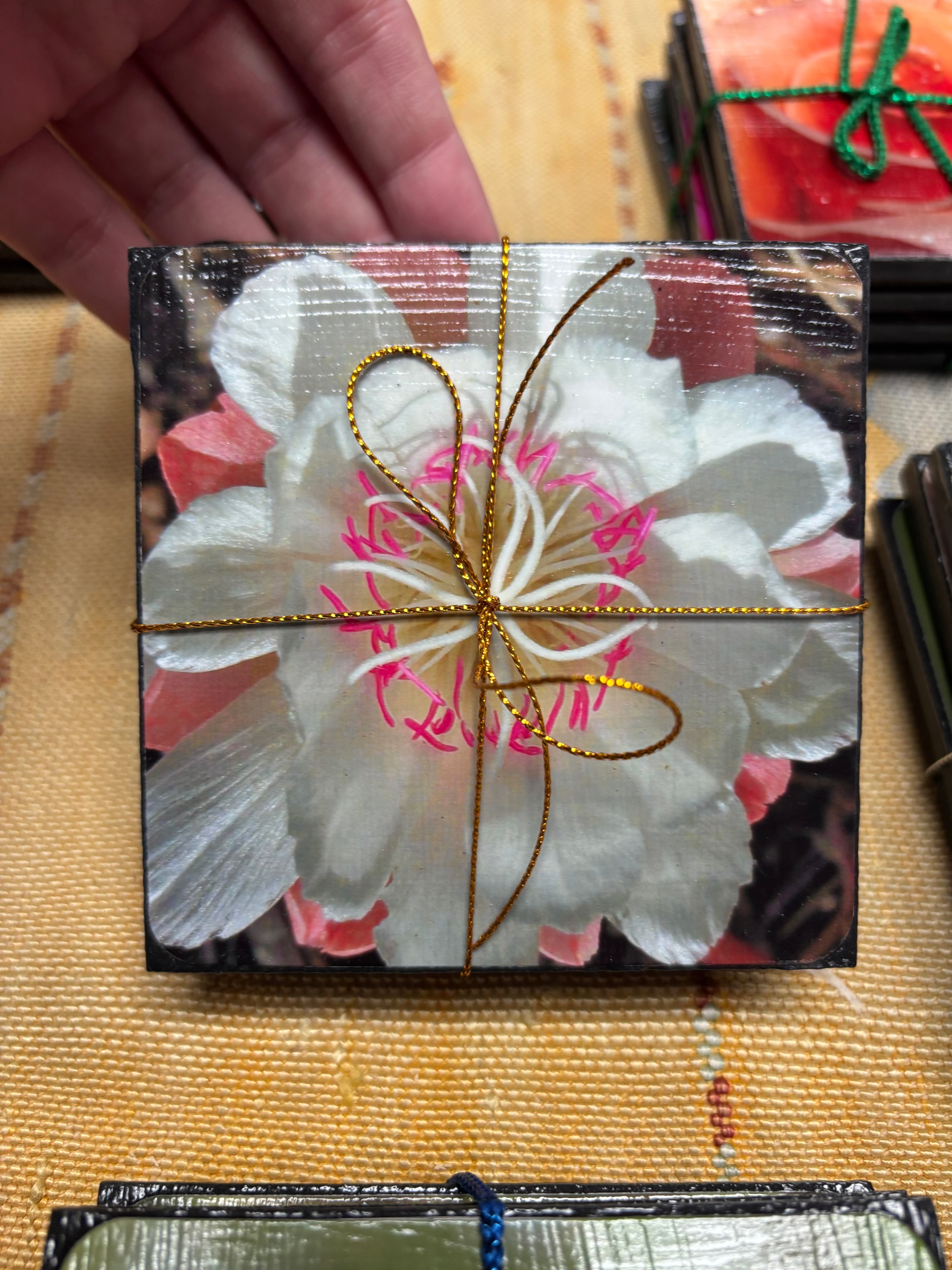 4-Pack of Coasters Wildflowers