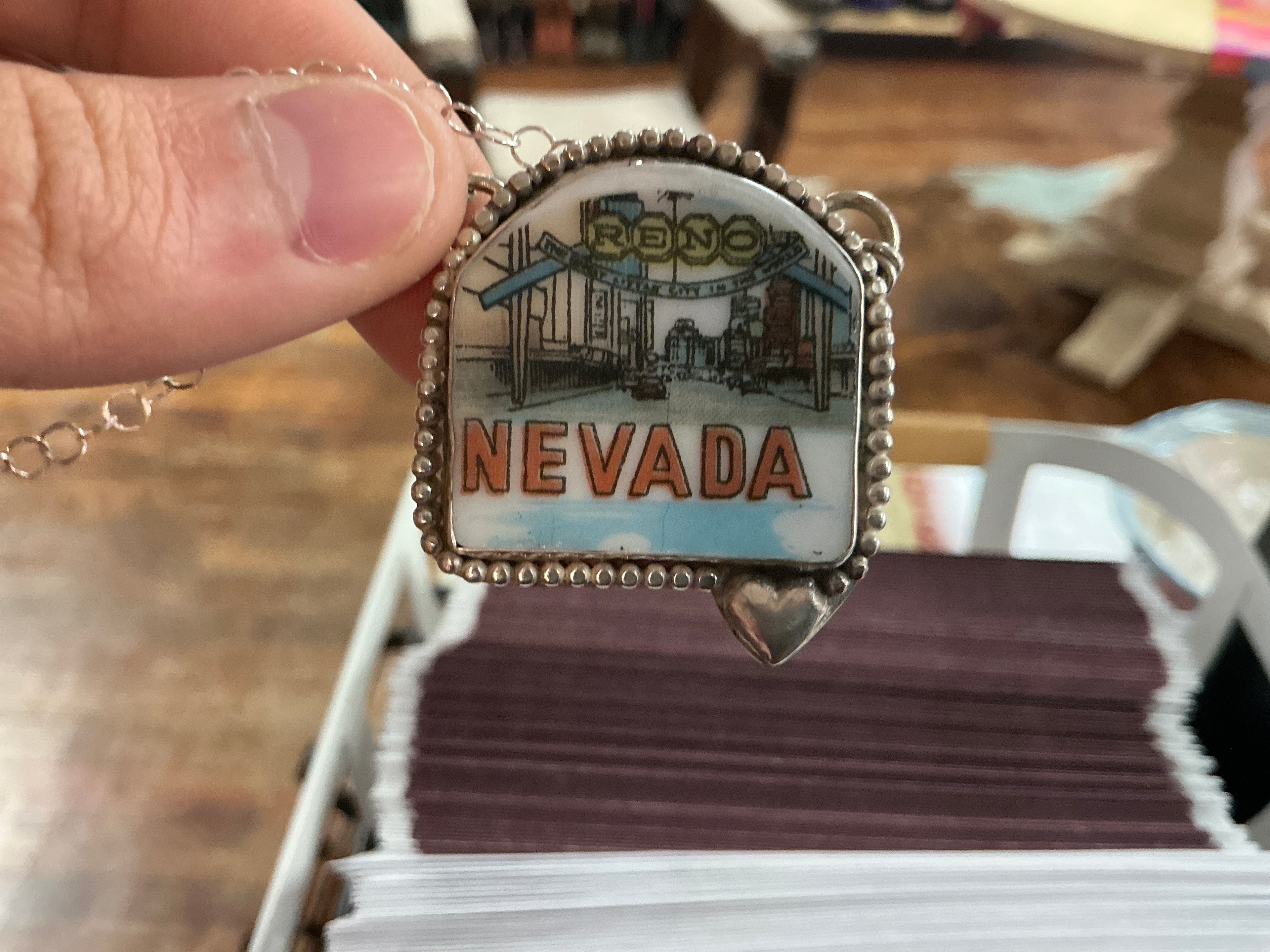 Reno Nevada Pendant Necklace DA15