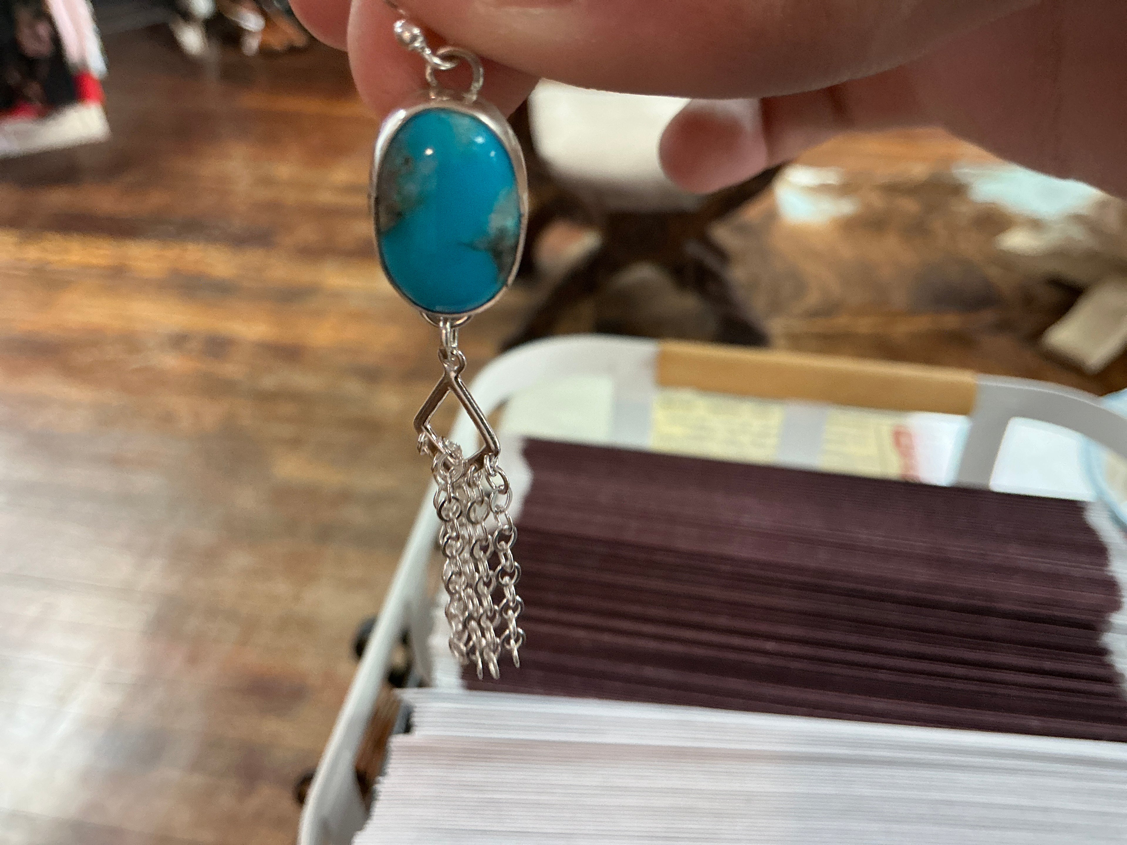 Stone Mountain Turquoise Earrings DA16
