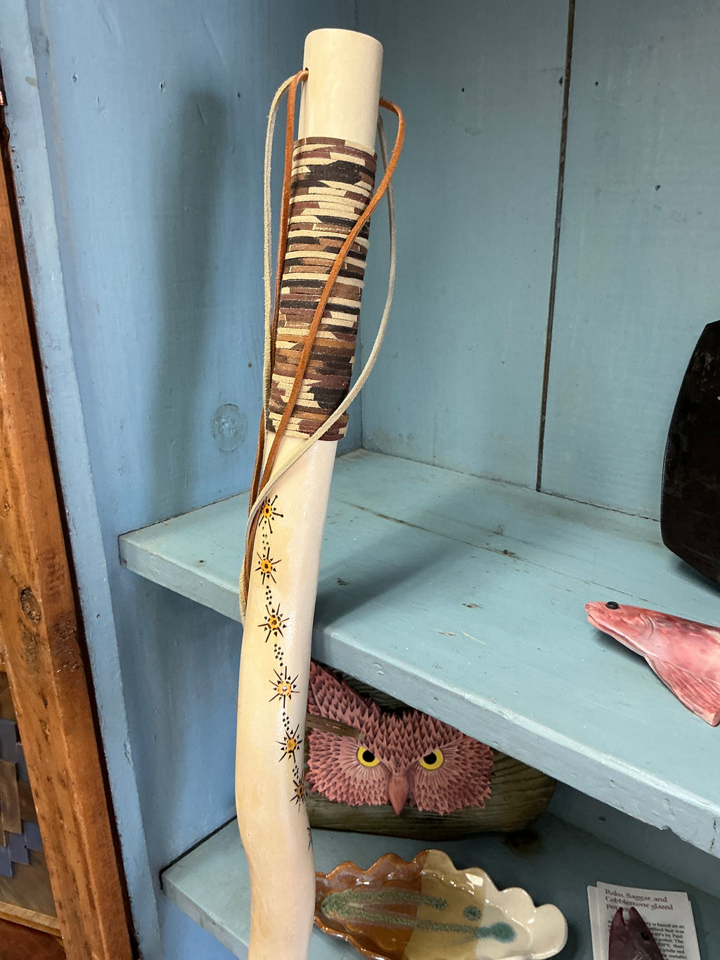 Aspen wood walking stick RP15