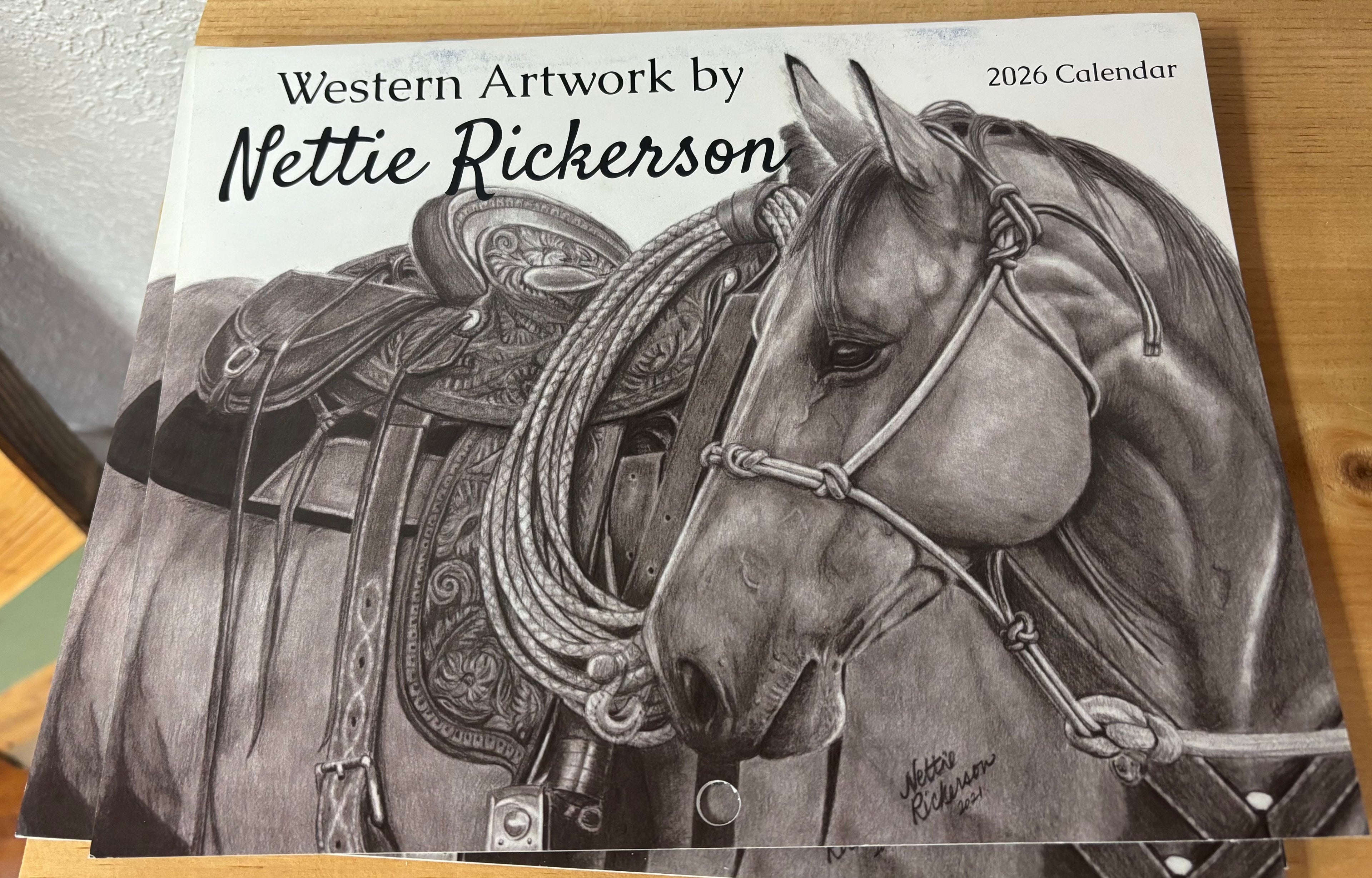 Western Artwork 2026 Calendar