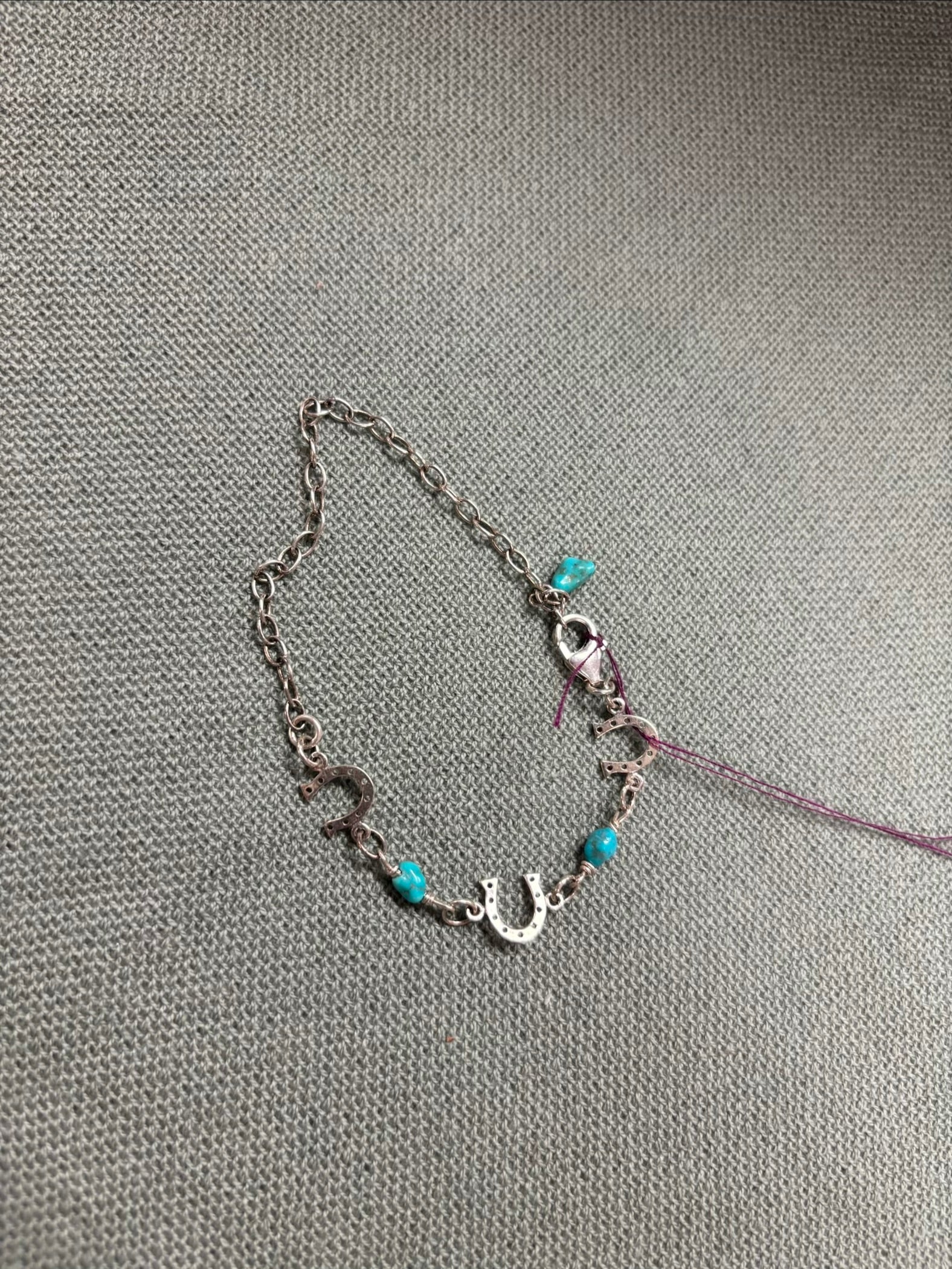 SS & Turquoise Bracelet