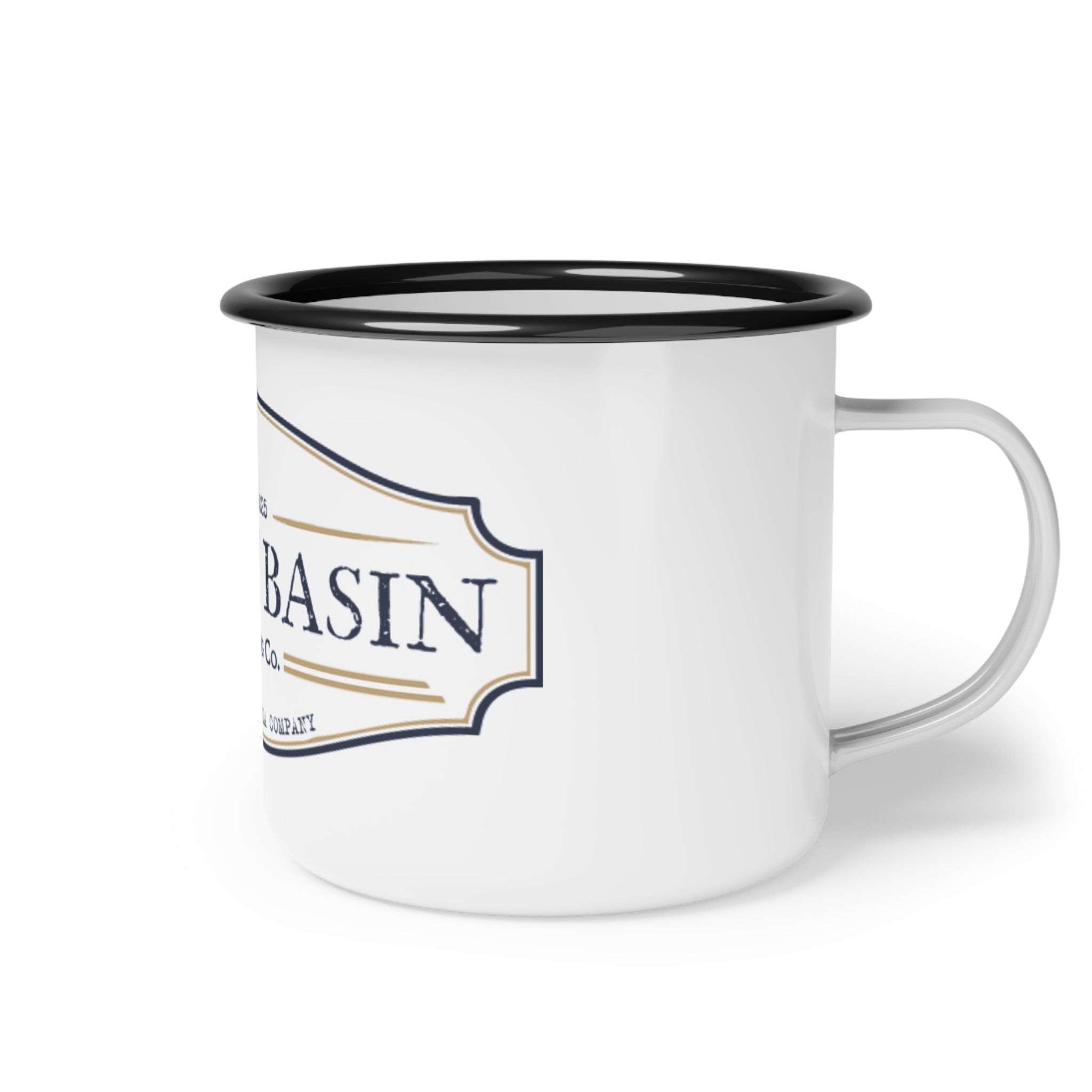 Great Basin Enamel Camp Cup — Vintage Travel Coffee Mug