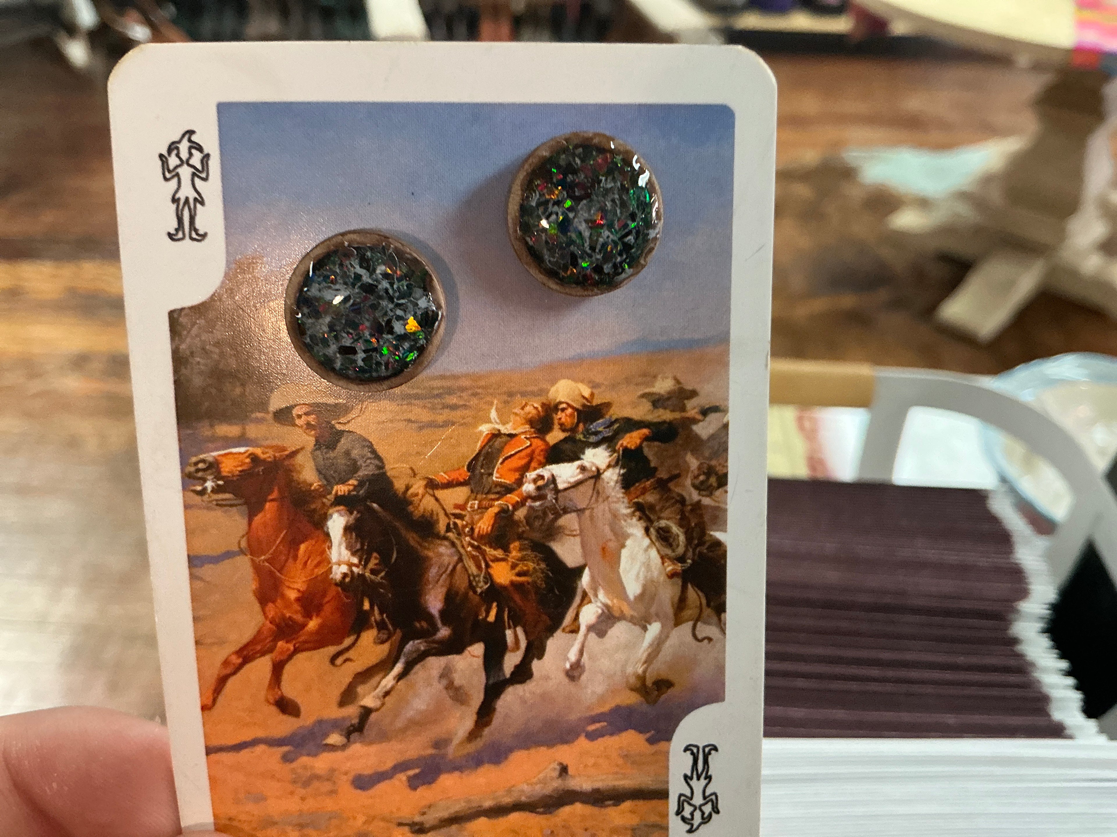 Opal Stud Earrings DA10