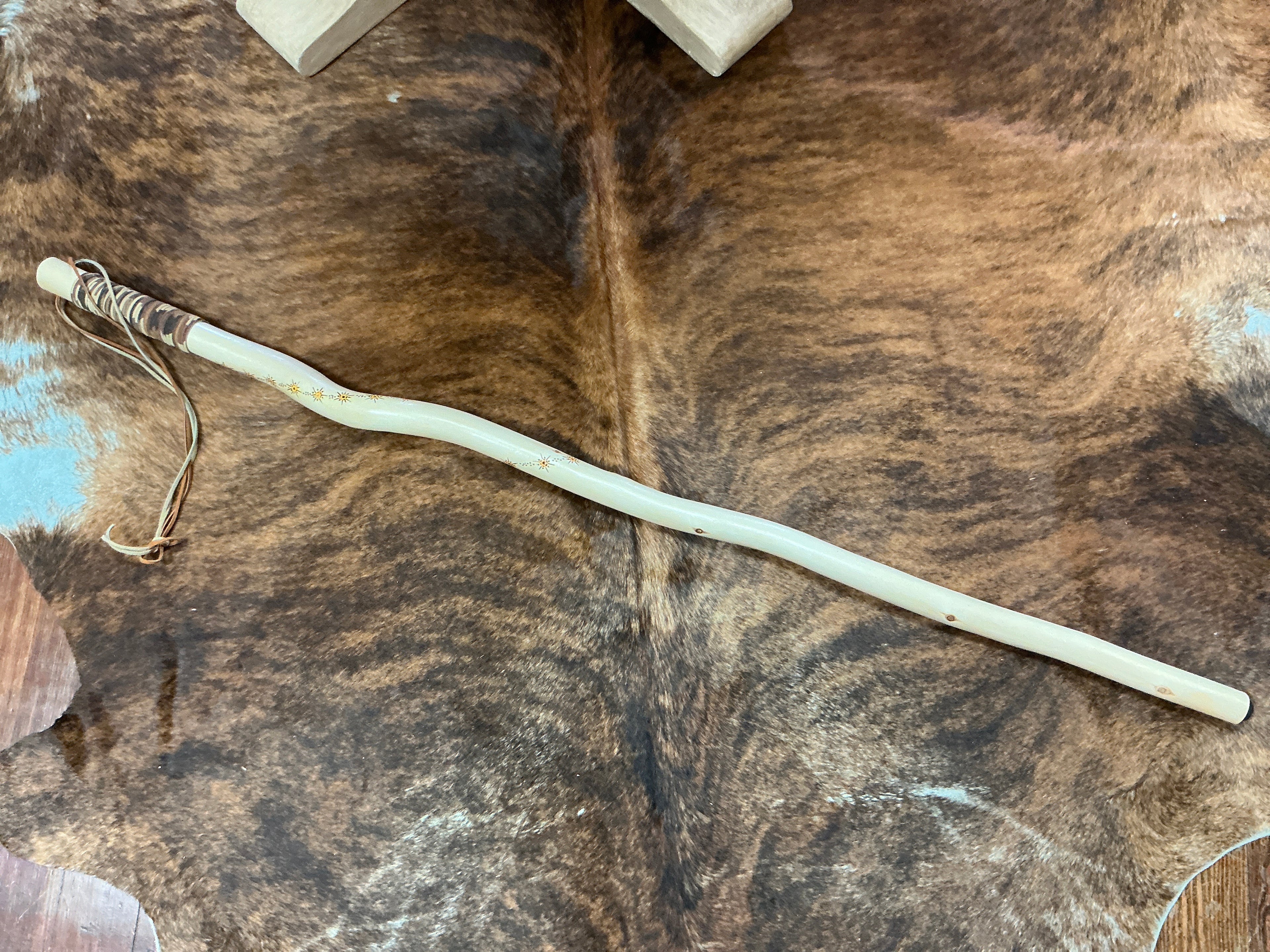 Aspen wood walking stick RP15