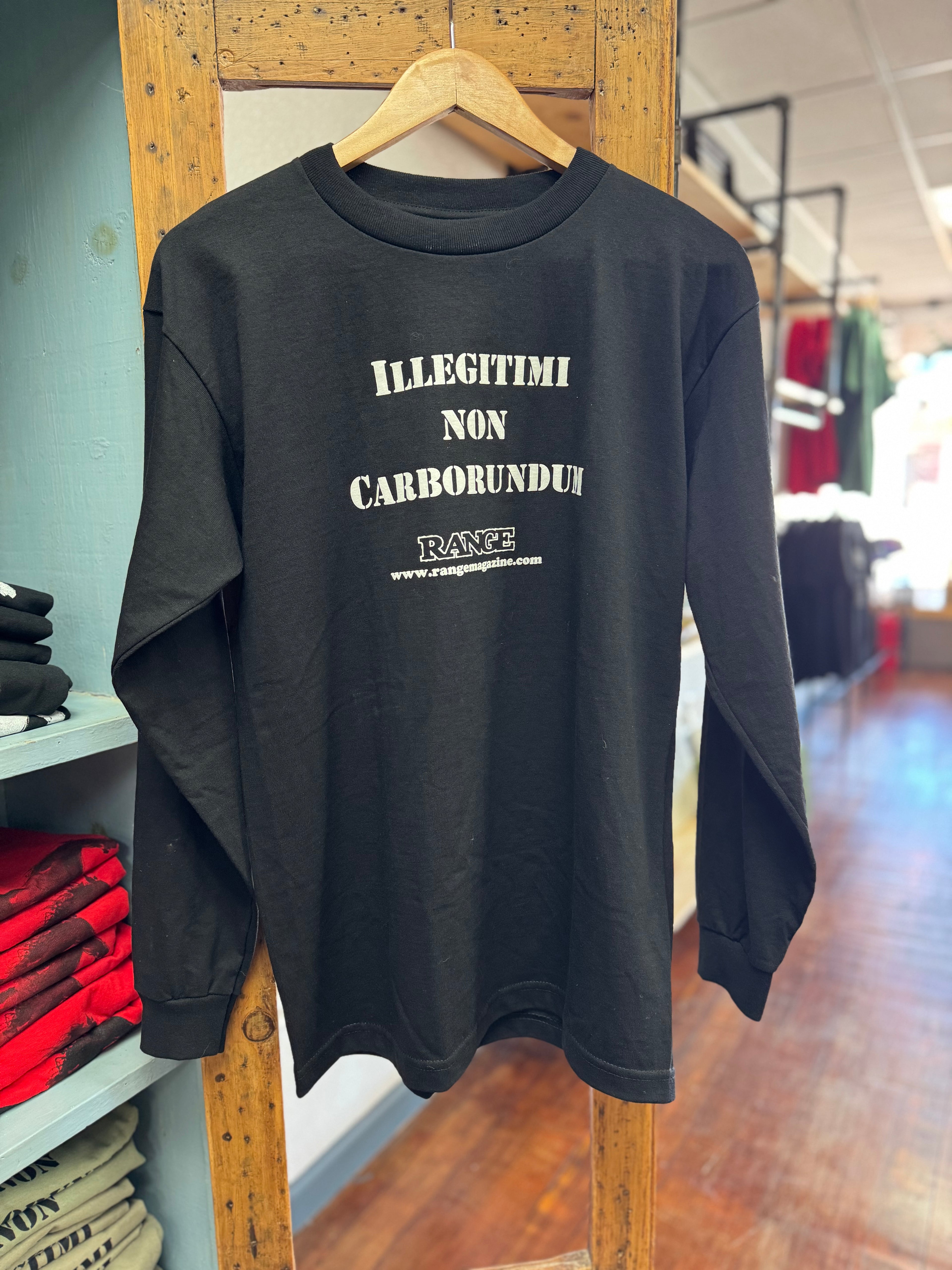 RANGE long sleeve 100% cotton T-shirt