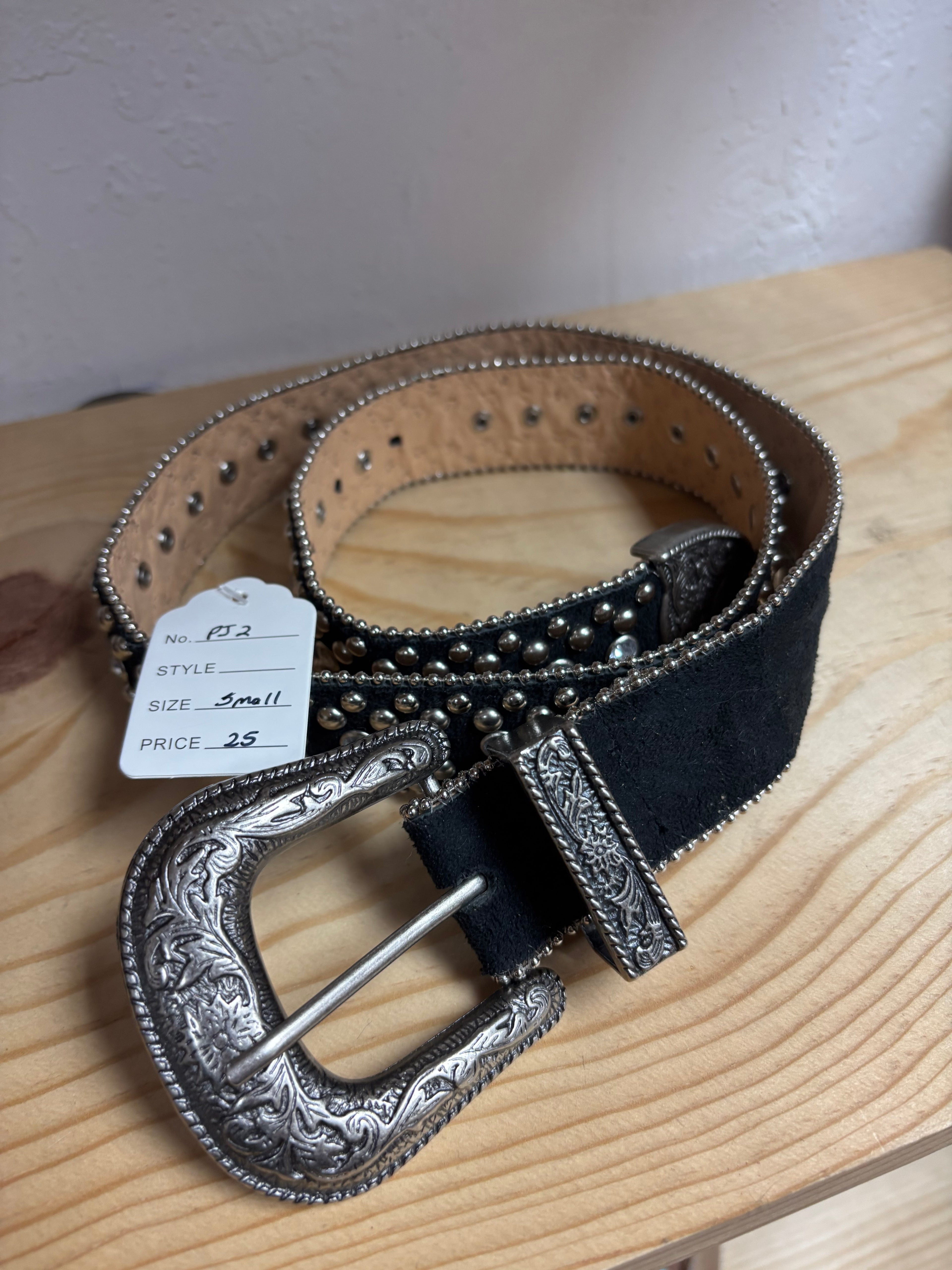 Children's Studded Western Belt