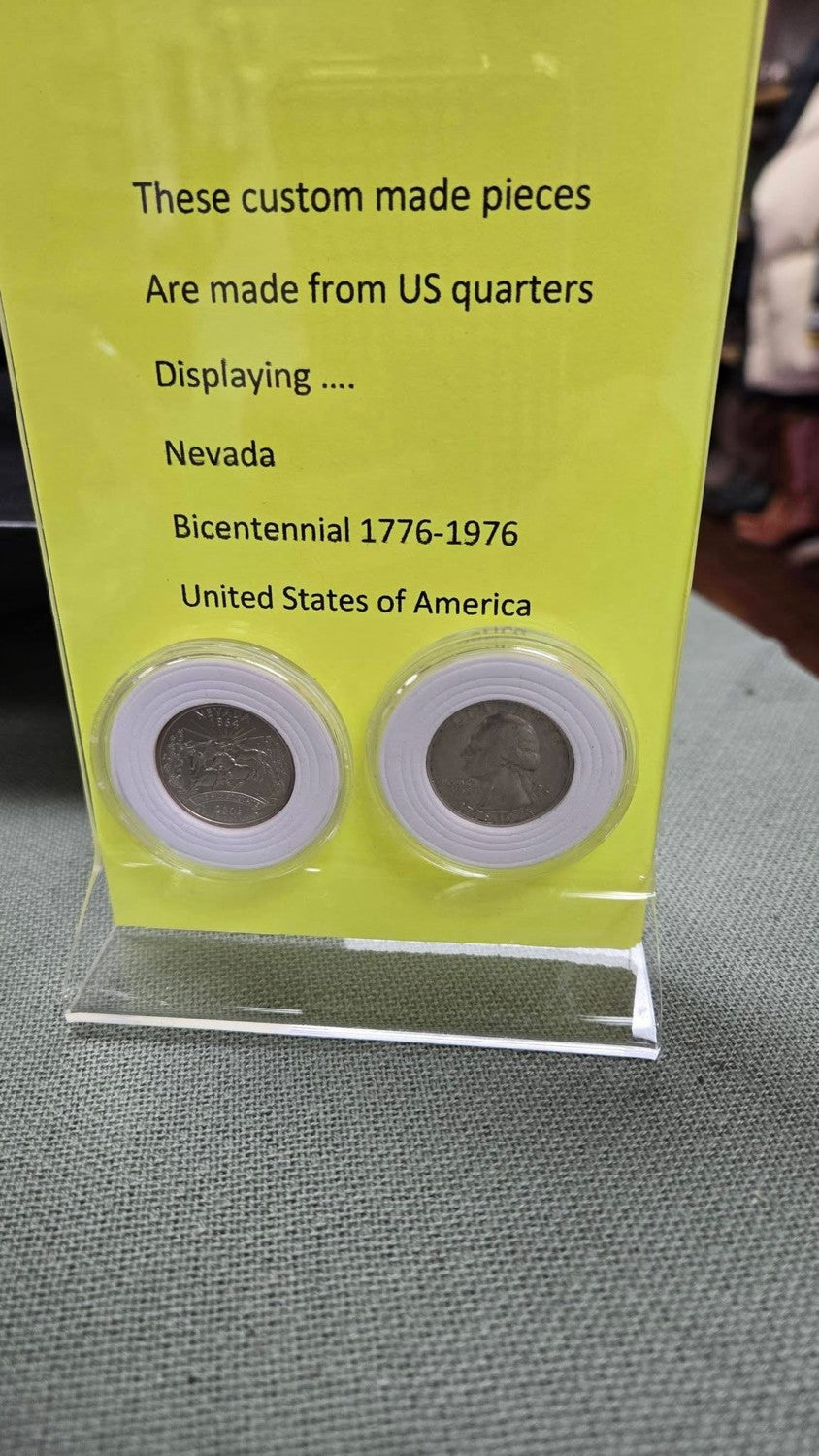 Quarter Cowboy Hat Key Chian